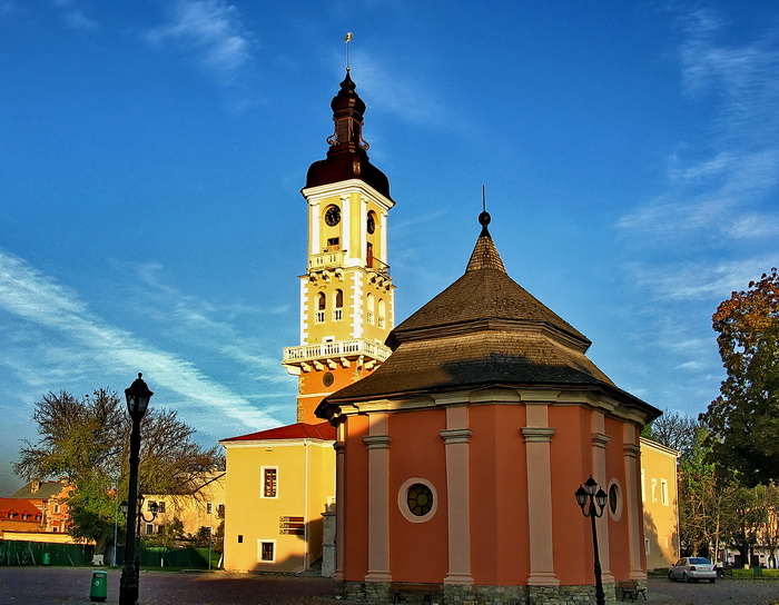 The Town Hall and the Armenian Well in Kamianets