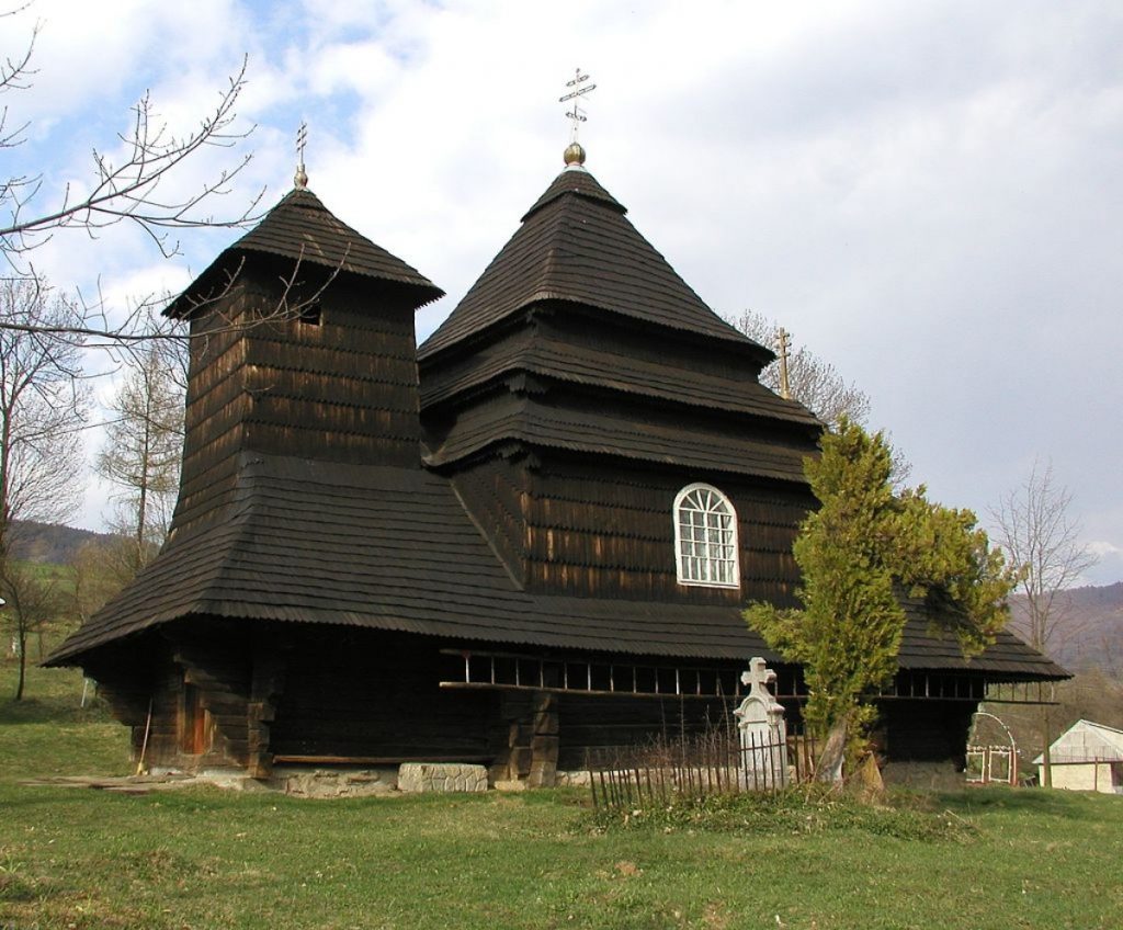 St. Michael church in Uzhok village