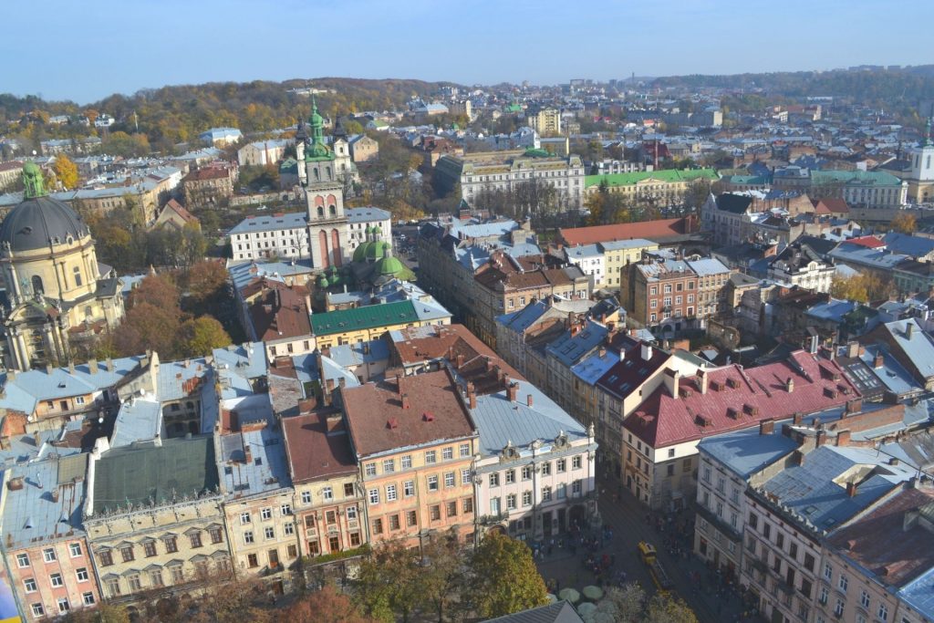 Lviv’in Panoramik Manzarası