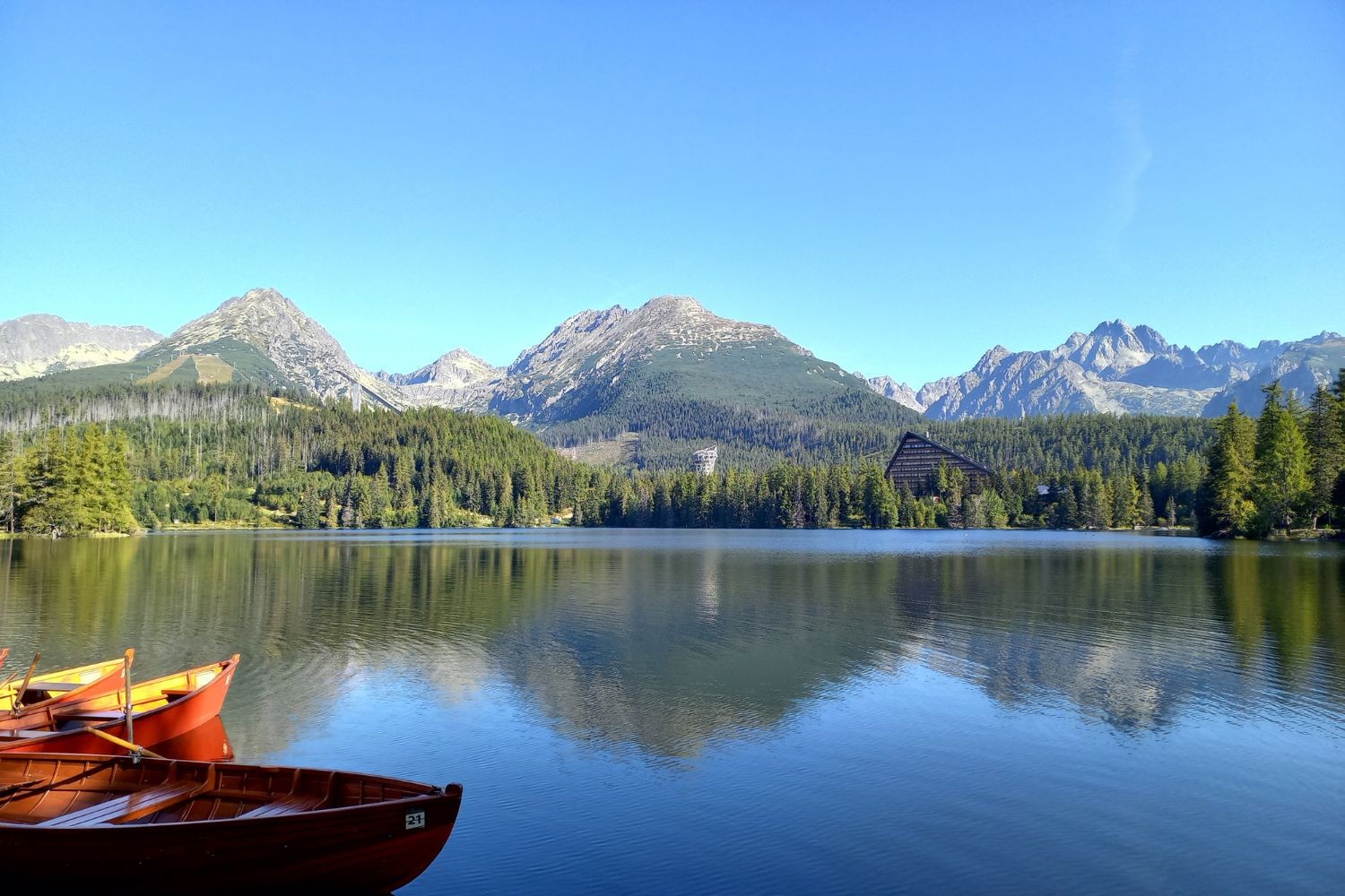 Štrbské pleso “Штрбське плесо"  - панорама