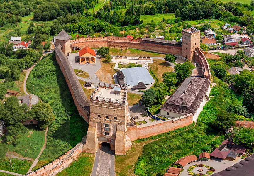 Луцк, панорама замка